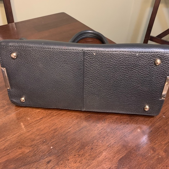 Jasper Conran black leather tote/matching wallet - Picture 7 of 8